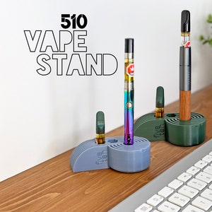 510 Pen Battery Stand - Desktop Cart and Pen Organizer