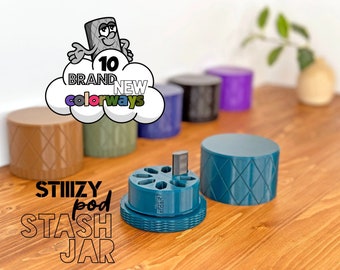 Stiiizy Pod Organizer - Stash Box - Discreet Storage Jar