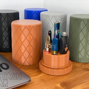 Cartridge Stash Box - 510 Cartridge Organizer - Discreet Storage Jar