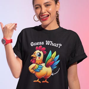 Chicken Butt SVG - Guess What Funny Meme - Perfect for T-Shirts - Instant Download - Guess What Chicken Butt SVG - Funny Clipart