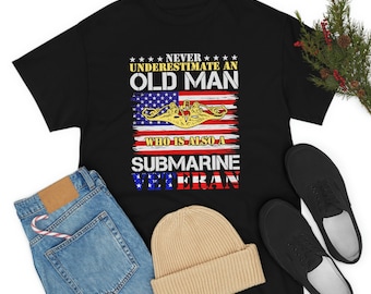 Submarine Shirt | Us Navy Submarine | Submarine Veteran Usa Flag Red | Sub Service | Navy Shirt | Go Navy | Veteran Shirt | Veteran Gifts