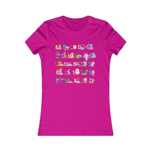 Alphabet Shirt, ABC Shirt, Animal Alphabet T-Shirt, Kingergarten Teacher Shirt, Alphabet Shirt for Teachers, Tescher Shirt, Kids Shirt