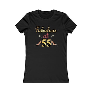55Th Birthday Gift For Women | 55 Bling Birthday Shirt | Custom Birthday Tee | 55Th Birthday Shirt Ideas For Her | Rhinestone Shirt