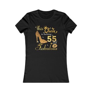 55th Birthday Gifts For Women | 55th Birthday Shirt | Personalized Birthday Gift | Hello Forty Shirt | 55th And Fabulous | 55 Birthday Shirt