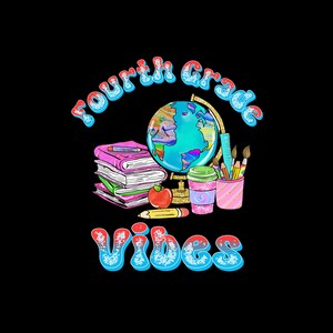 Vierte Klasse SVG | Lehrerin Shirt | Zurück zu Schule Png | Retro Lehrer Sublimationshemd Png | Groovy Erster Schultag VibesSvg Png