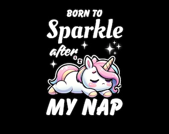 Camiseta de unicornio cansado, camiseta de cumpleaños de unicornio, camiseta de niña unicornio, regalo de cumpleaños para niños, camiseta de cumpleaños para niña, linda camiseta de unicornio, camiseta mágica