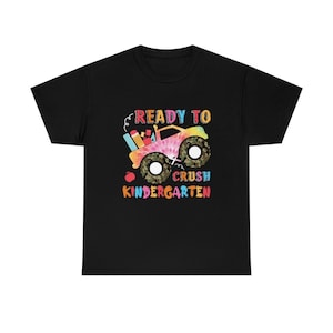 Ready To Crush First Grade Shirt,  First Grade Tee, Boys Back To School Tshirt, Cars T-shirt,Funny Kids Outfit, 1st Day Of School T-shirt