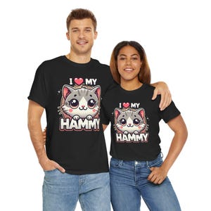 Grappig unisex-shirt voor hamster | Schattig Hammy-cadeau voor huisdierliefhebber | Hamster moeder | Hamster vader | Hammy-shirt voor hamsterliefhebbers | Grappig huisdiercadeau | trending shirt