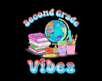 Back To School Svg | Png File | Hello Second Grade Svg | Second Grade Teacher Svg | Back To School Png | First Day Of School | Cut Files