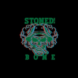 Stoned To The Bone | Halloween Pngs | Skeleton Png | Stoner Png | Marijuana Png