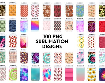 100 blikjes koeler sublimatie ontwerpen png, blikjes koeler sublimatie ontwerpen, blikjes koeler ontwerpen, blikjes koeler bundel, sublimatie ontwerpen