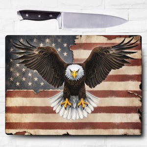 eagle american flag cutting board sublimation design png, cutting board sublimation, cutting board design, cutting board png, sublimation