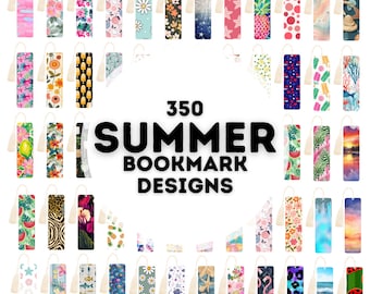 350 summer bookmark sublimation designs, bookmark bundle, bookmark png designs, bookmark designs, bookmark designs for sublimation