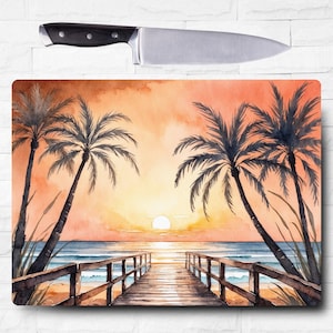 beach cutting board sublimation design png, cutting board sublimation, cutting board design, cutting board png, sublimation png