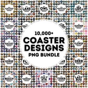 10000+ coaster sublimation designs png, coaster sublimation design, car coaster design, sublimation design, png bundle