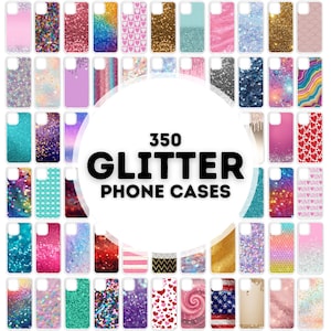 350 glitter phone case sublimation designs, phone case png bundle, designs for phone cases sublimation, png phone case designs