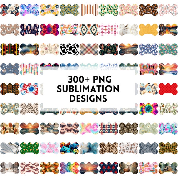 300+ dog bone tag sublimation bundle png, sublimation designs, sublimation bundle, sublimation blanks bundle, dog sublimation