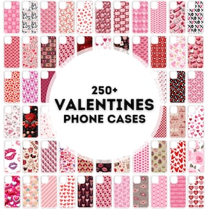 250+ Valentinstag Valentinstag Handyhülle Sublimationsdesigns, Handyhülle PNG Bundle, Designs für Handyhüllen Sublimation, PNG Handyhüllendesigns