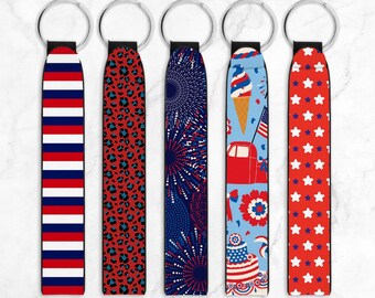 5 4th of july key fob sublimation designs png, key fob sublimation designs, key fob designs, key fob bundle, sublimation design, key fob png