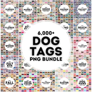 Pacchetto di 6000 etichette adesive per osso di cane in formato png per la sublimazione, disegni per la sublimazione, pacchetto per la sublimazione, pacchetto di etichette vuote per la sublimazione, sublimazione di cani, png per cani