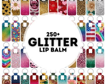 250 Glitter Skinny Lippenbalsam Sublimationsdesign Bundle, Lippenbalsam Bundle, Lippenbalsam Sublimationsdesigns, Lippenbalsam Designs, Lippenbalsam png Design