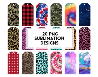 20 gift tag template bundle, sublimation designs, gift tag designs, gift tag sublimation designs, gift tag template