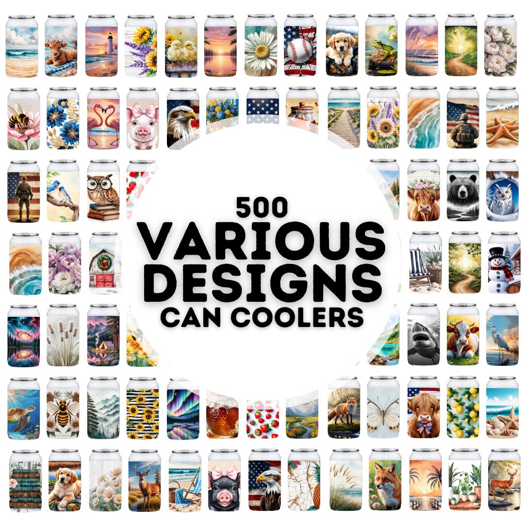 500 various designs can cooler sublimation designs png, can cooler sublimation design, can cooler designs, can cooler bundle,sublimation png