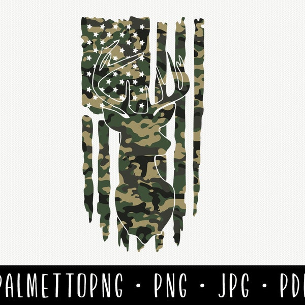 deer american flag camouflage png - sublimation designs - sublimation designs download - png clip art