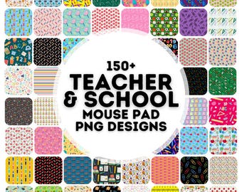 150 teacher and school mouse pad sublimation designs png, mouse pad sublimation designs, mouse pad design, sublimation designs