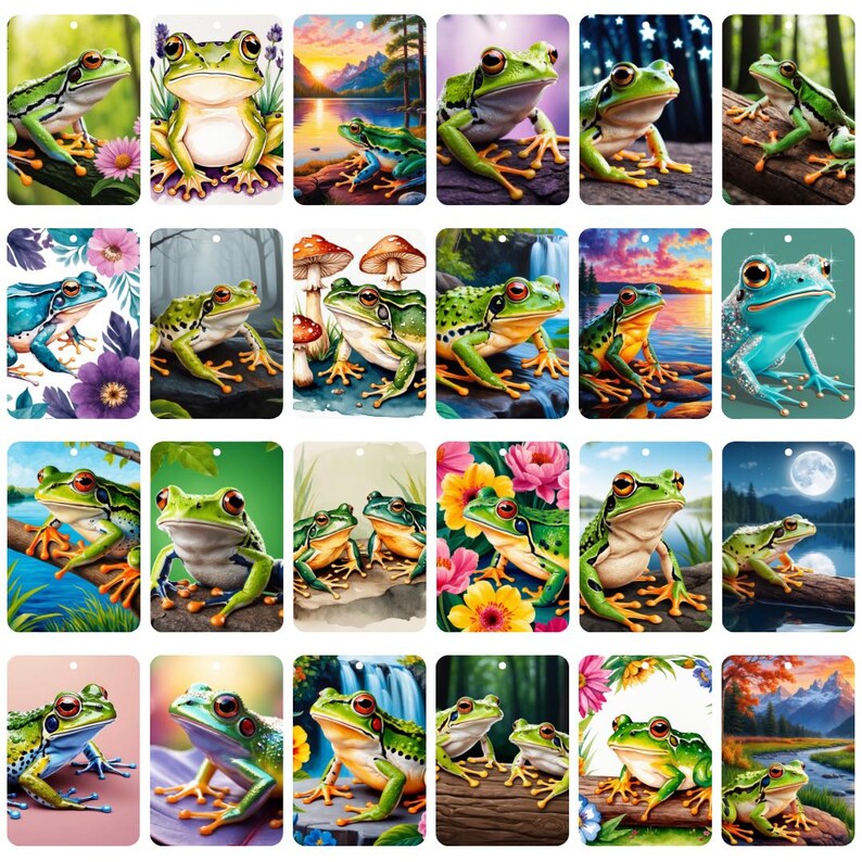 250 Frog Air Freshener Designs, Air Freshener Bundle, Designs for Air