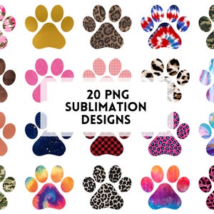 hondenpootsublimatiebundel png, sublimatieontwerpen, sublimatiebundel, bundel sublimatieblanks, hondensublimatie