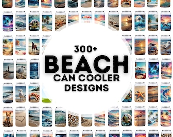 Mais de 300 designs de sublimação para refrigerador de lata de praia png, design de sublimação para refrigerador de lata, designs de refrigerador de lata, pacote de refrigerador de lata, design de sublimação