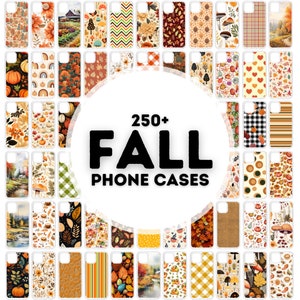 250+ Herbst Handyhüllen Sublimationsdesigns, Handyhülle PNG Bundle, Designs für Handyhüllen Sublimation, PNG Handyhüllen Designs