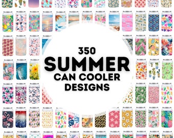 350 summer can cooler sublimation designs png, can cooler sublimation design, can cooler designs, can cooler bundle, sublimation design