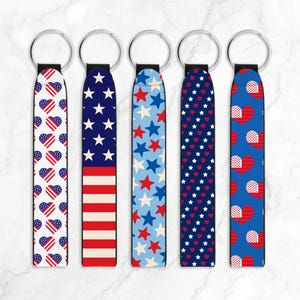 5 4th of july key fob sublimation designs png, key fob sublimation designs, key fob designs, key fob bundle, sublimation design, key fob png