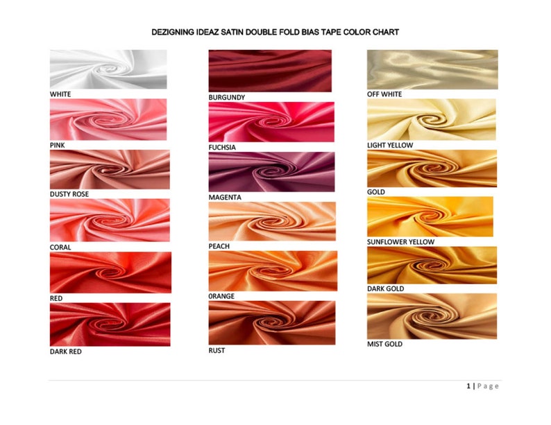 Satin Bias Tape Extra Wide Double Fold 1/2 Inch Wide Bulk by the Spool