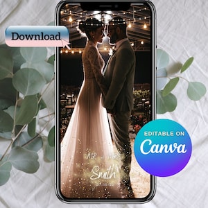 Glitter WEDDING GEOFILTER - Snapchat Geofilter for Wedding