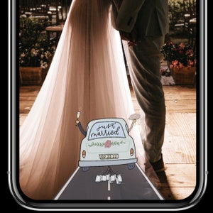 Wedding Snapchat Geofilter - Just Married