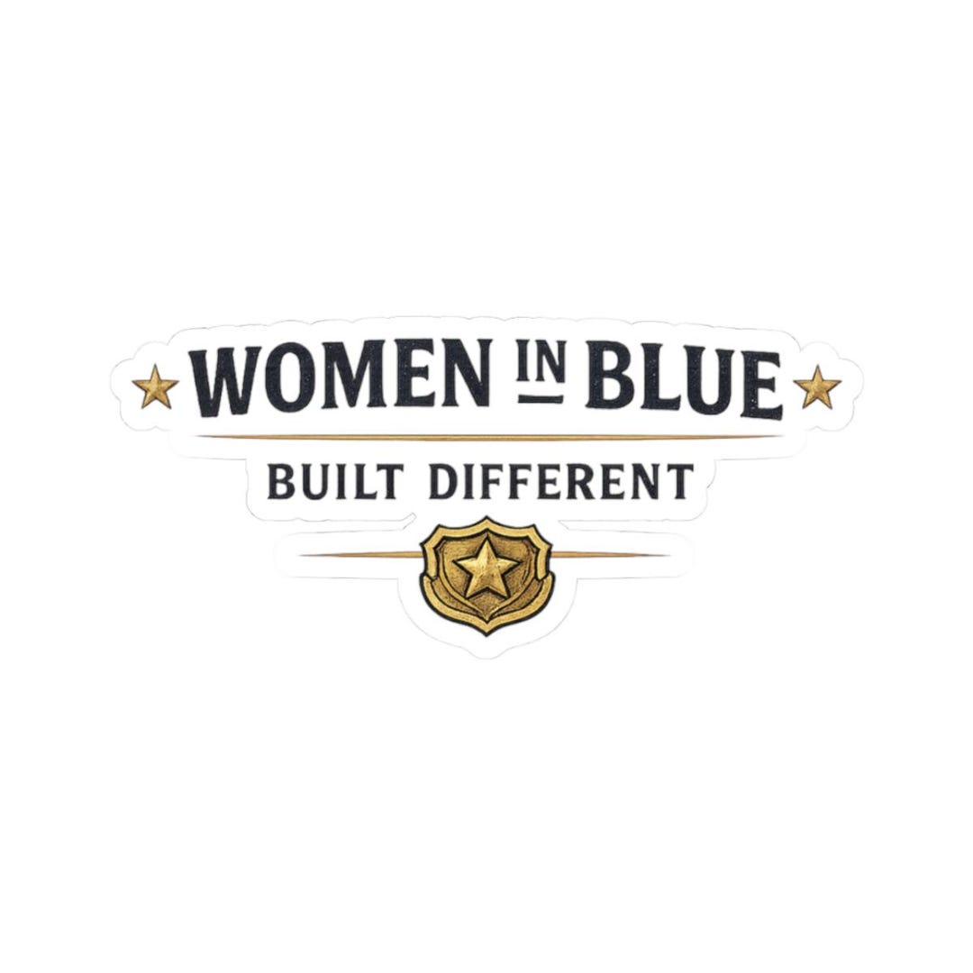 Women in Blue Sticker | Female Police Officer Sticker | Women in Law ...