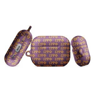 Omega Psi Phi Purple Case for AirPods®