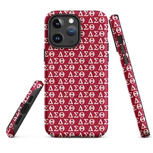 Delta Sigma Theta Red MagSafe® tough case for iPhone®