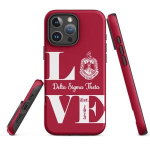 Delta Sigma Theta Love Crest Tough Case for iPhone®