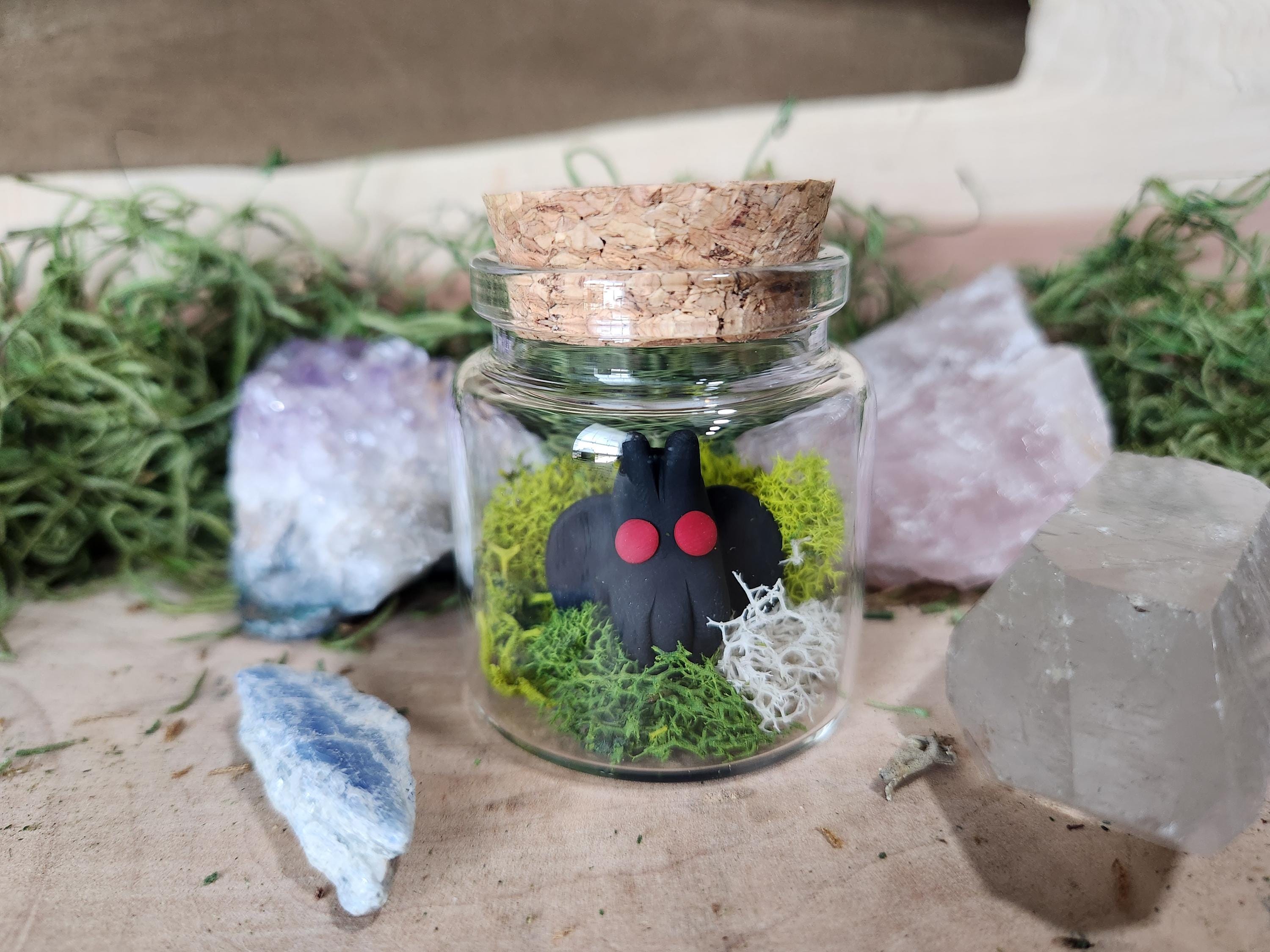 Pet Mothman in a Jar