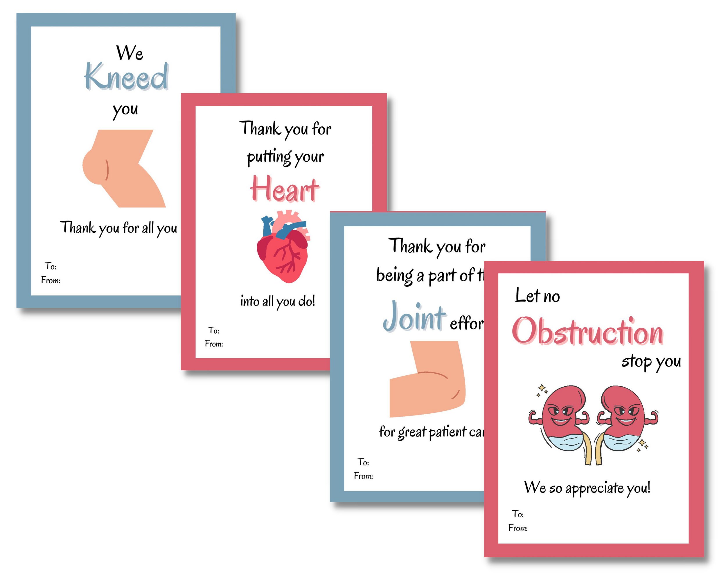 Funny Medical Appreciation Cards for Doctors, Nurses, CNA, PA, NP
