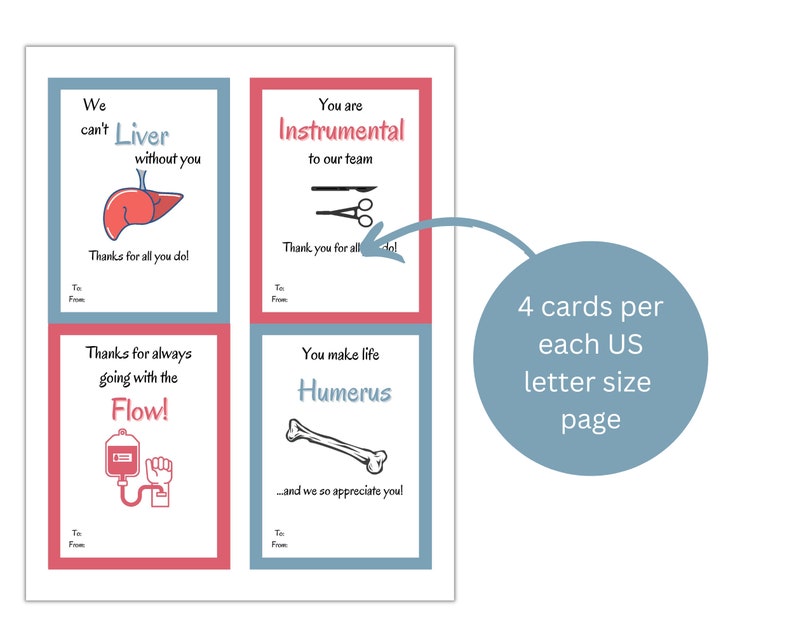 Funny Medical Appreciation Cards for Doctors Nurses CNA MA Etsy