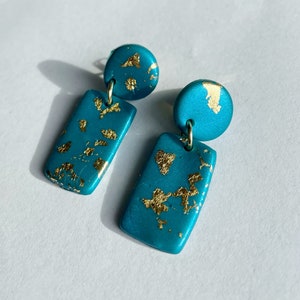auroras // handmade clay earrings