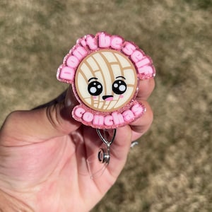 Don’t be self conchas acrylic badge reel or lanyard Mexican pastry cute badge reel teacher gift RN retractable ID holder Latina Hispanic