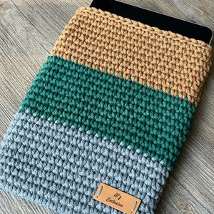 iPad sleeve- tablet sleeve - Crochet iPad sleeve - iPad Case - Crochet tablet sleeve - Crochet iPad case
