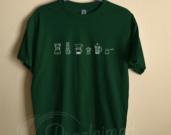 Métodos de preparación de café / Camiseta