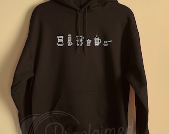 Métodos de preparación de café / Sudadera con capucha